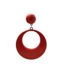 Plastic Flamenco Earring. Giant hoop. Red 2.893€ #502824650RJ